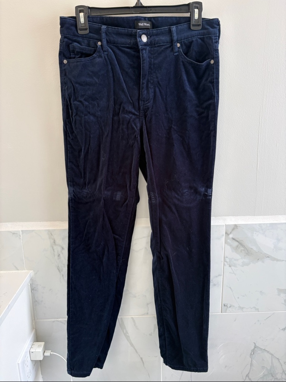 Well Worn Navy Corduroy Pants